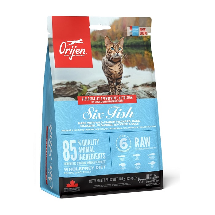 Bekwaamheid Verduisteren Leerling Orijen Six-Fish Cat - Naturepet - Premium kattenvoer
